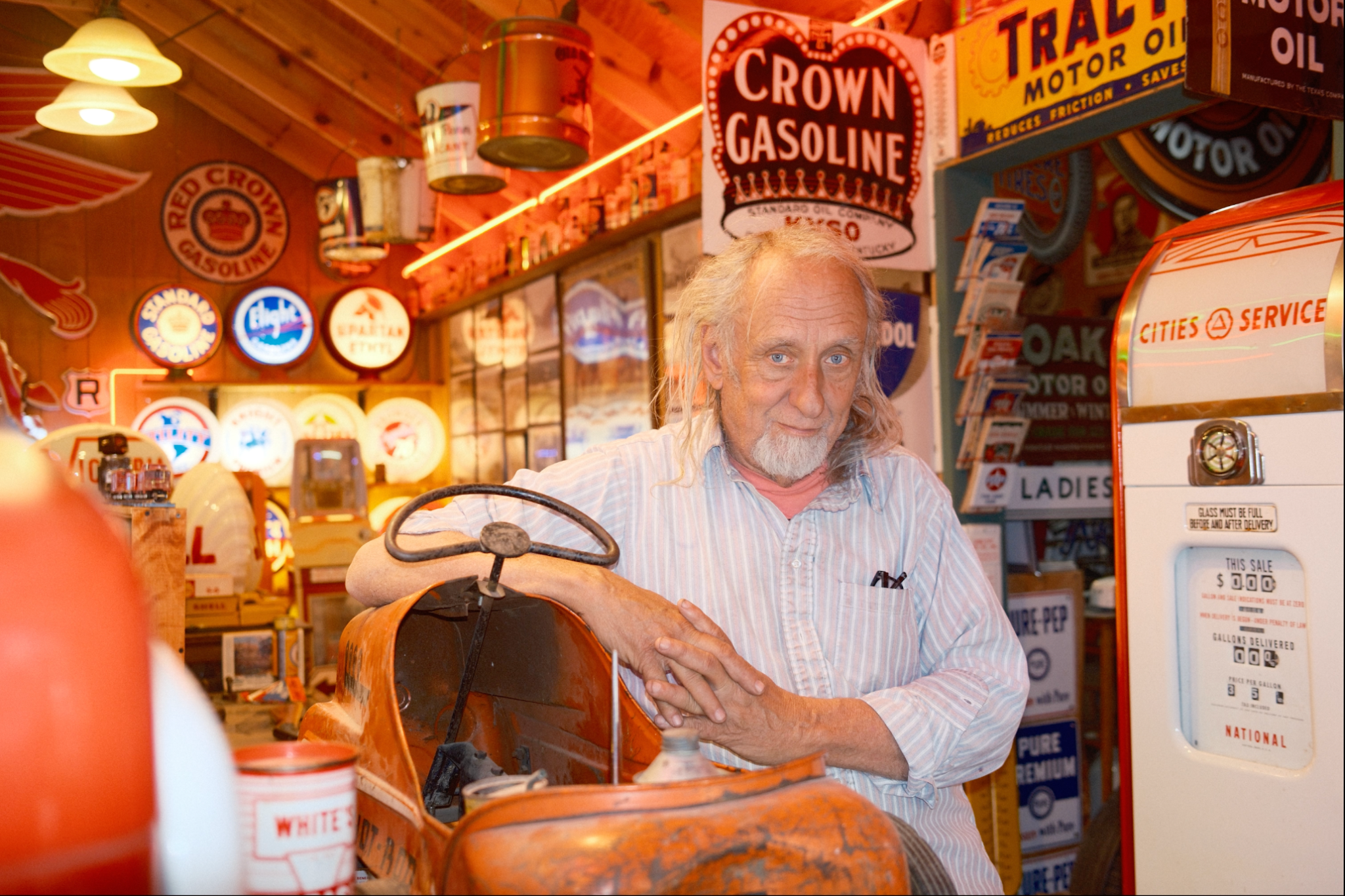 Gas station portrait