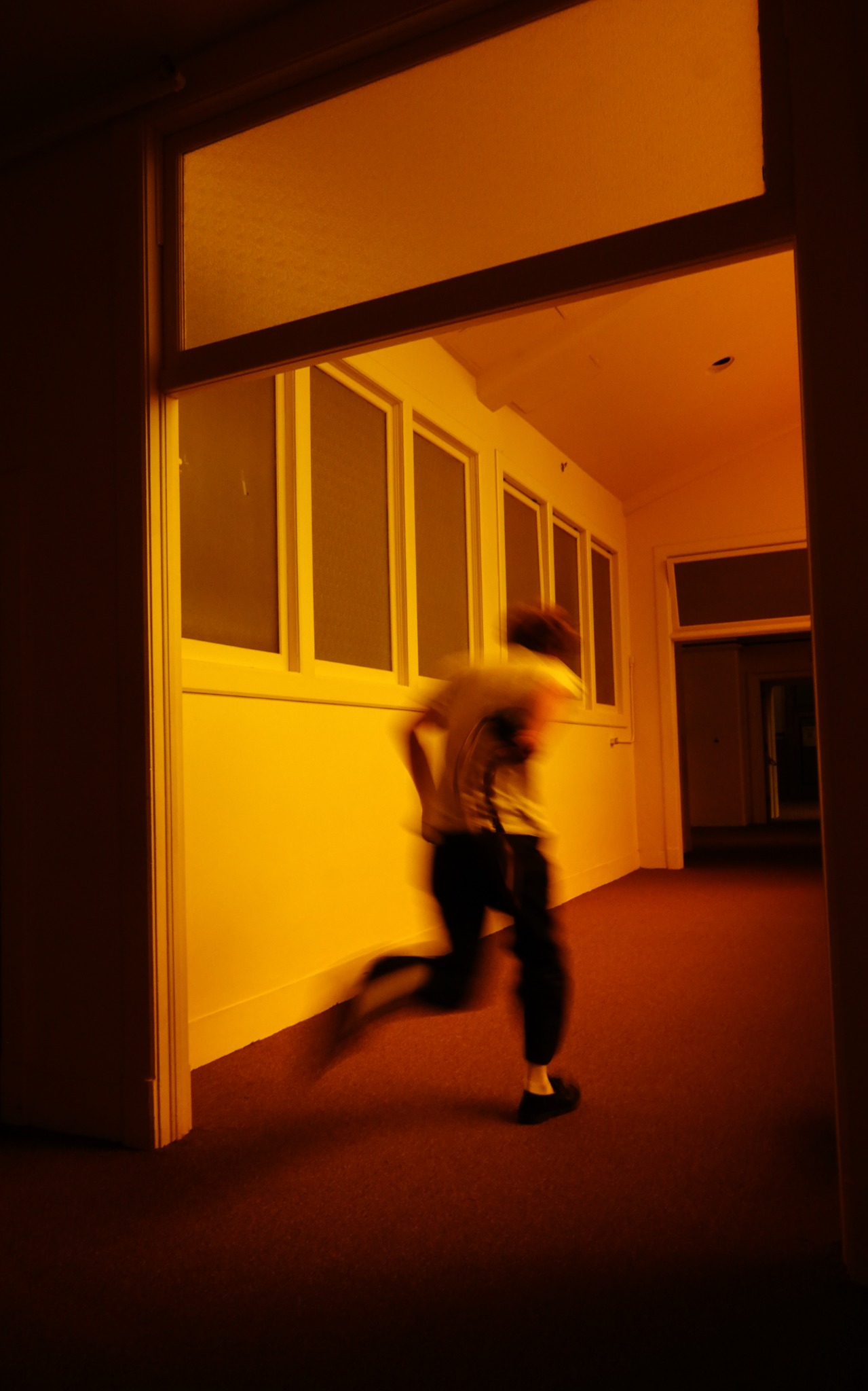 Runner in hallway